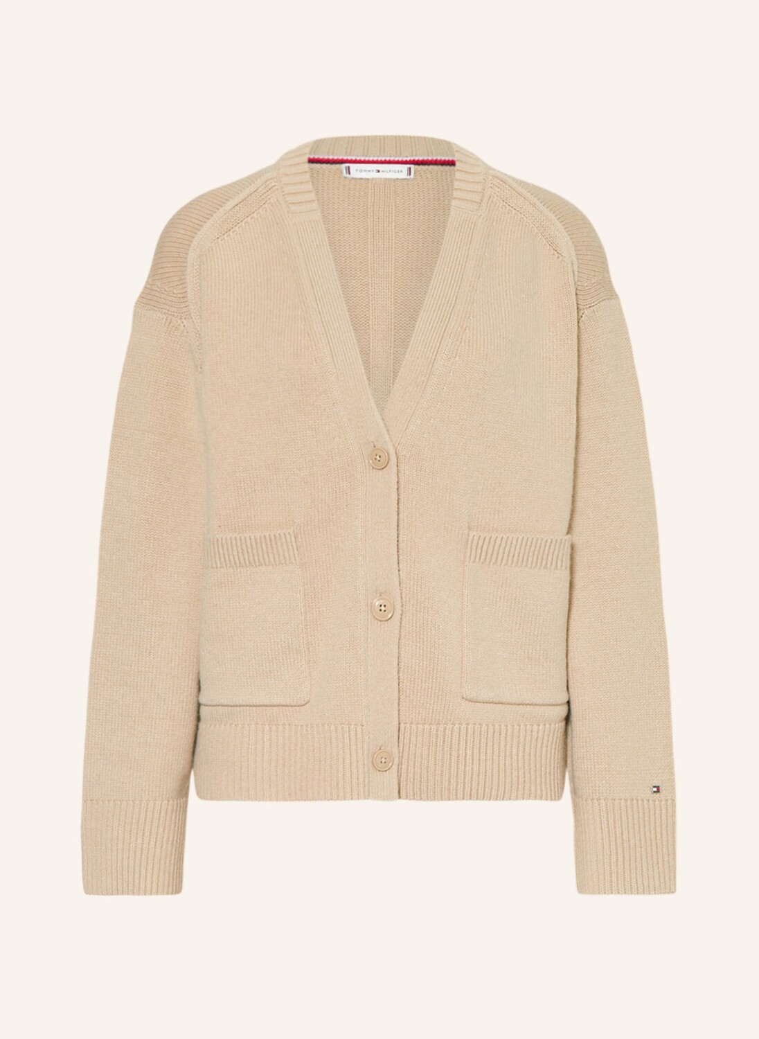 

Кардиган TOMMY HILFIGER, бежевый