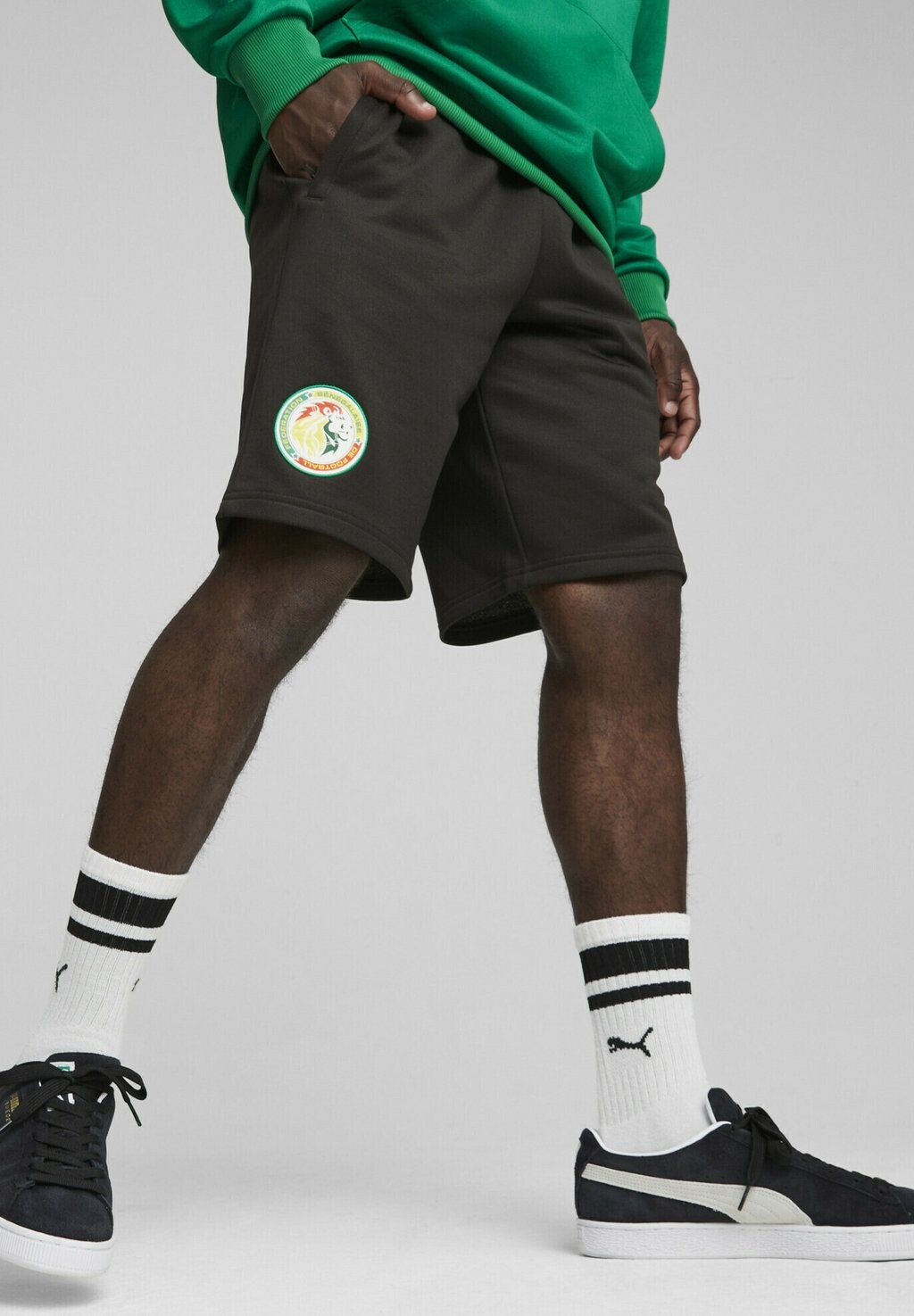 

Спортивные шорты Senegal Fsf Ftblculture Puma, черный