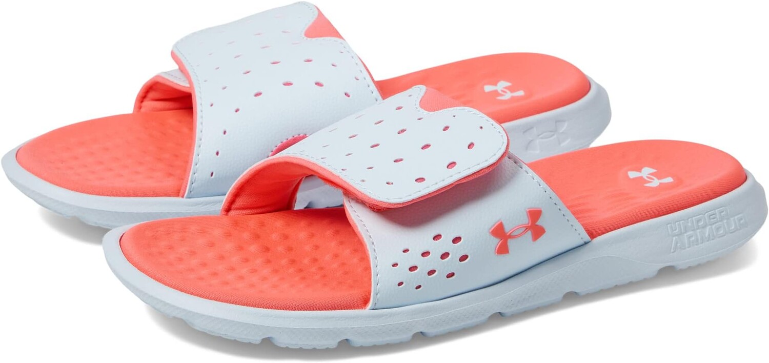 

Сандалии Ignite 7 Slide Under Armour, цвет Halogen Blue/Halogen Blue/Pink Shock