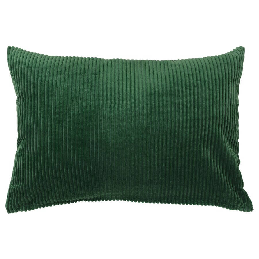 Чехол для подушки Ikea Asveig, 40*58 см, темно-зеленый наволочка для подушки ikea klagshamn темно серый