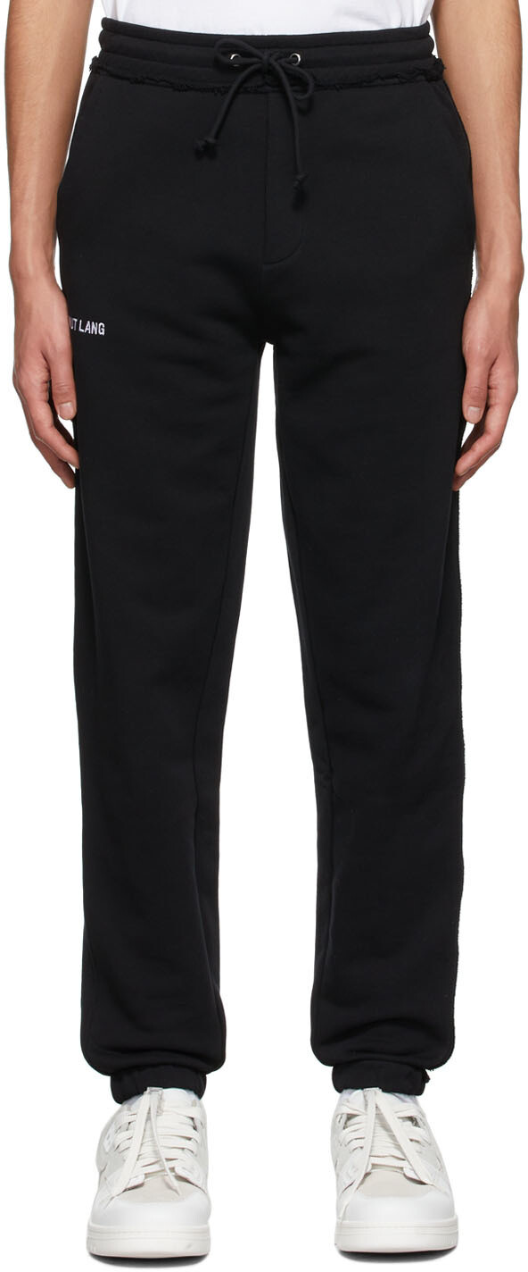 

Черные брюки для отдыха Trapunto Helmut Lang