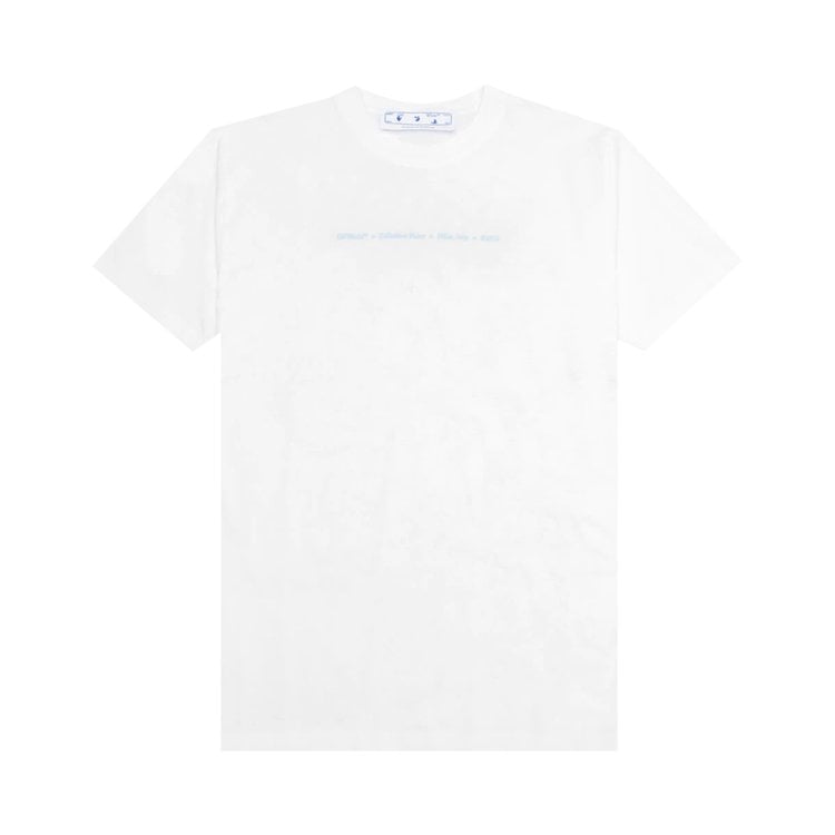 Футболка Off-White Markers Skate Tee 'White/Multicolor', белый - фото