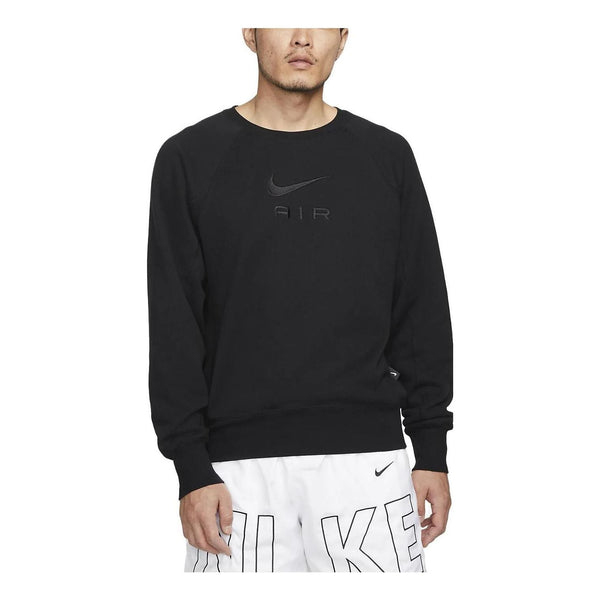 French Terry Crew Sweatshirt - Black