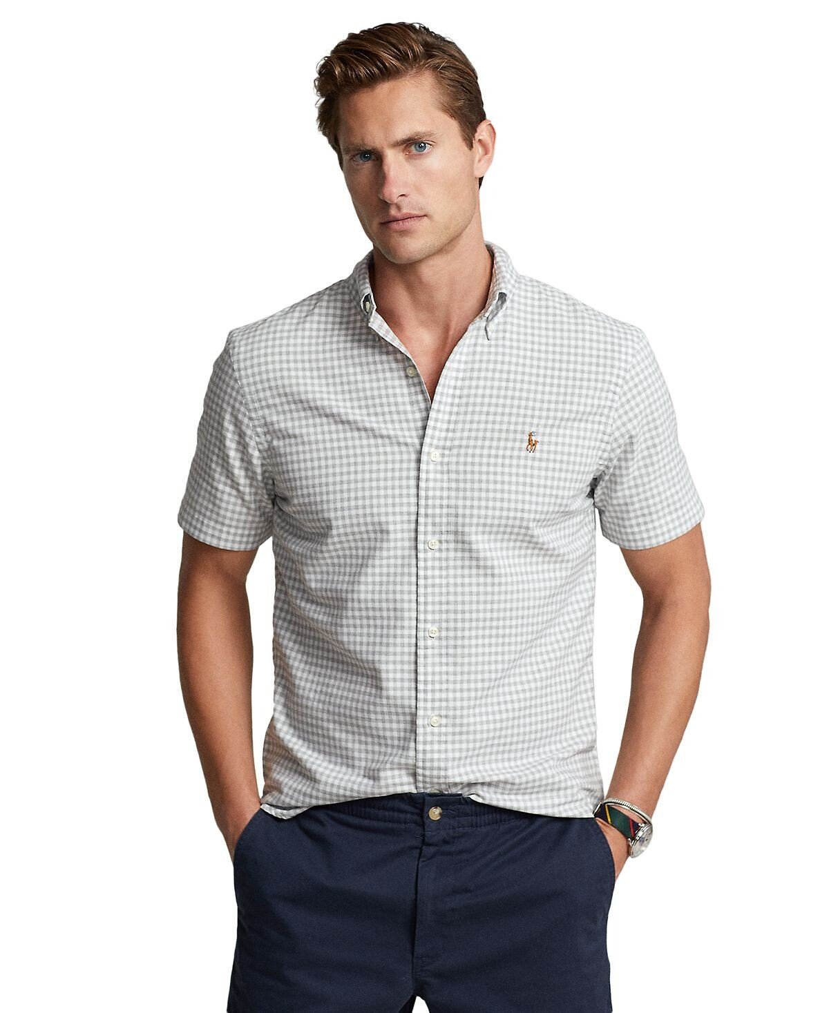 

Мужская оксфордская рубашка классического кроя Polo Ralph Lauren, мульти