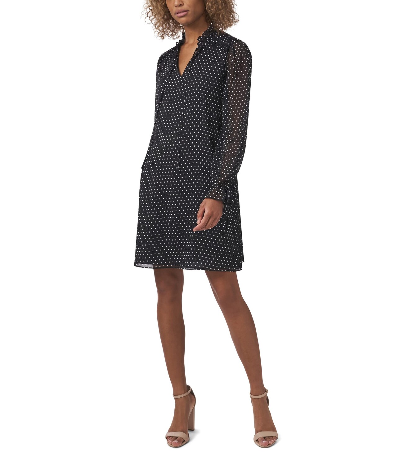 

Платье CeCe, Long Sleeve Duet Mini Dot Dress