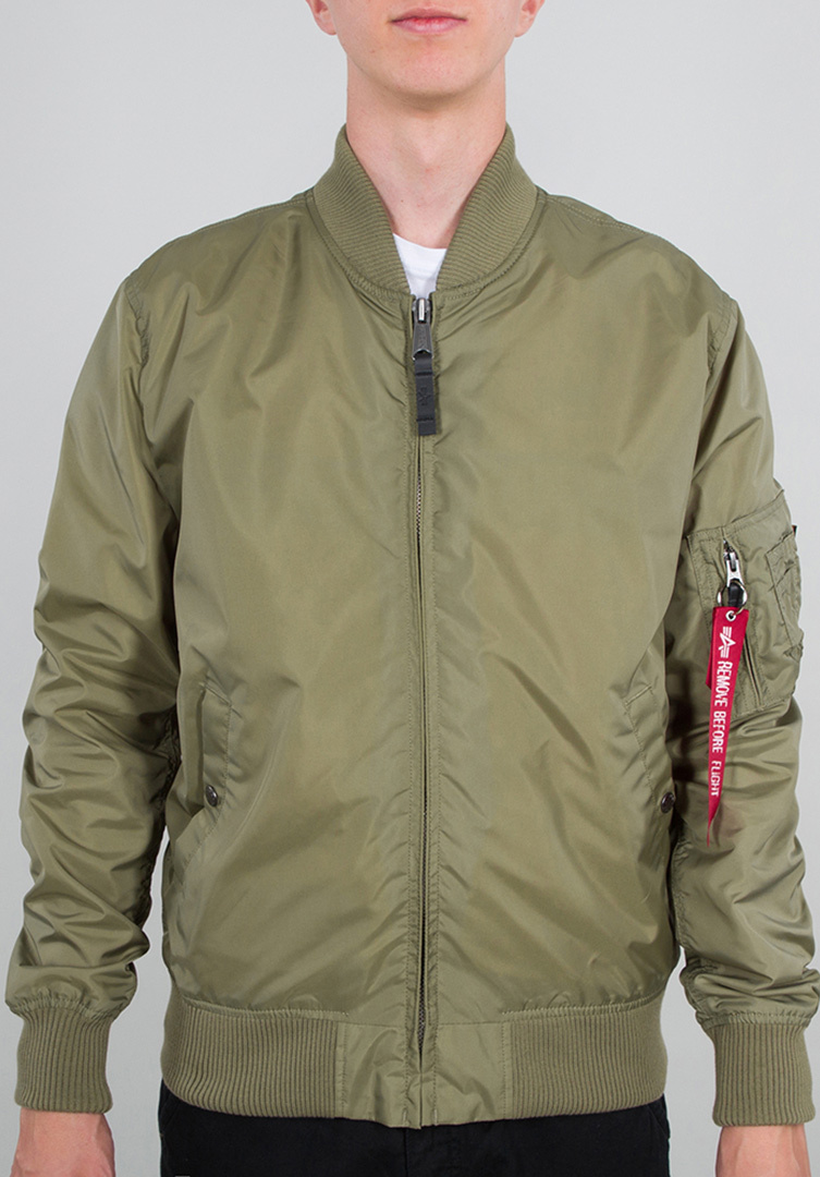 Куртка Alpha Industries MA-1 TT, оливковая куртка alpha industries ma 1 tt оливковая