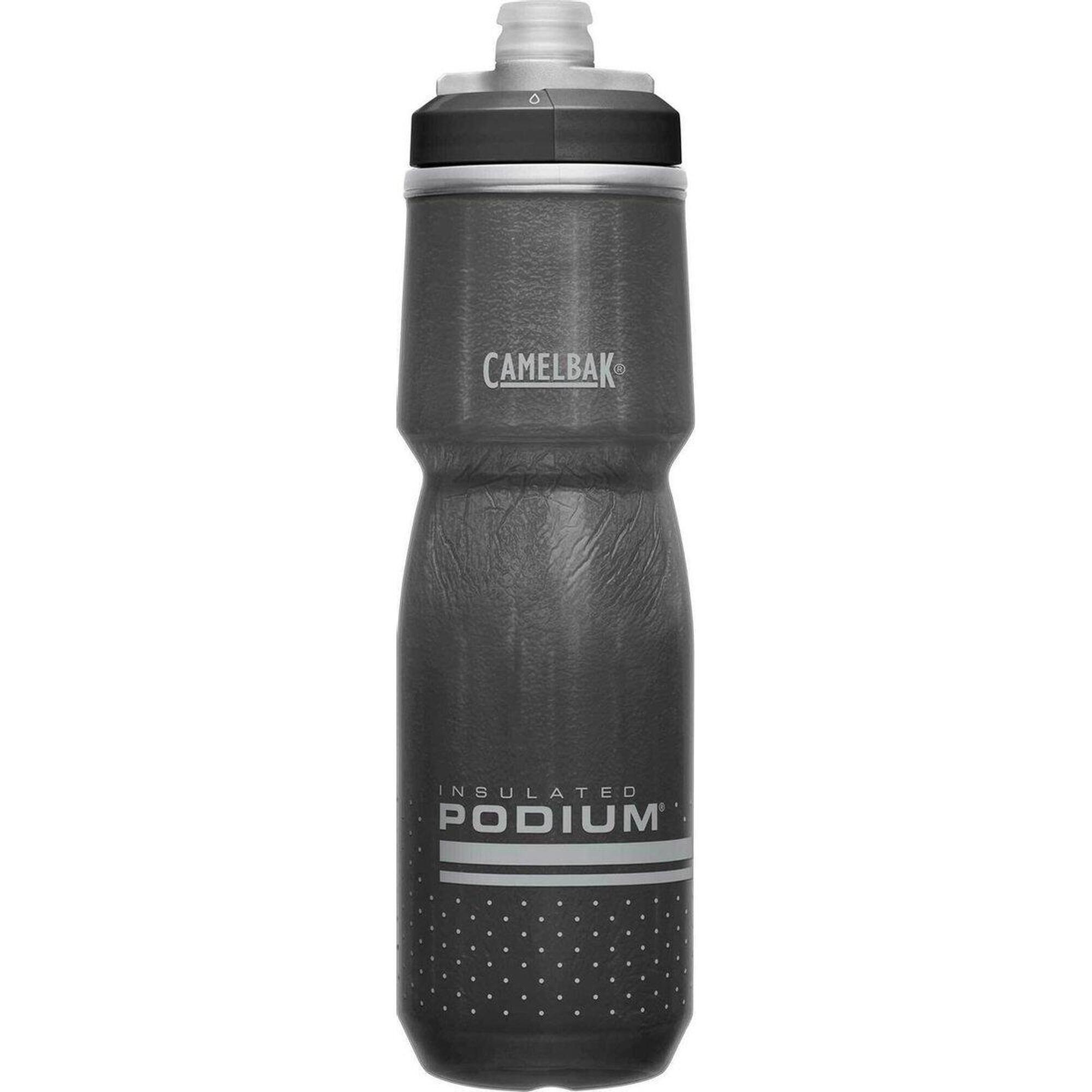 Бутылка для питья Podium Chill 710 мл - черный/серебристый CAMELBAK, черный