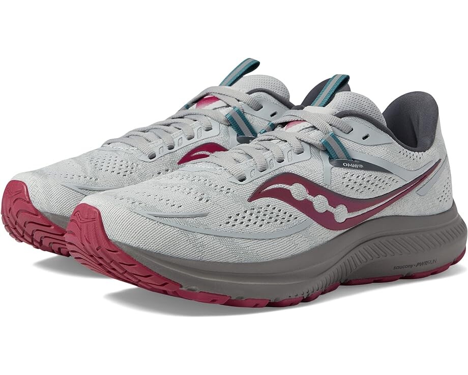 

Кроссовки Saucony Omni 21, цвет Concrete/Berry