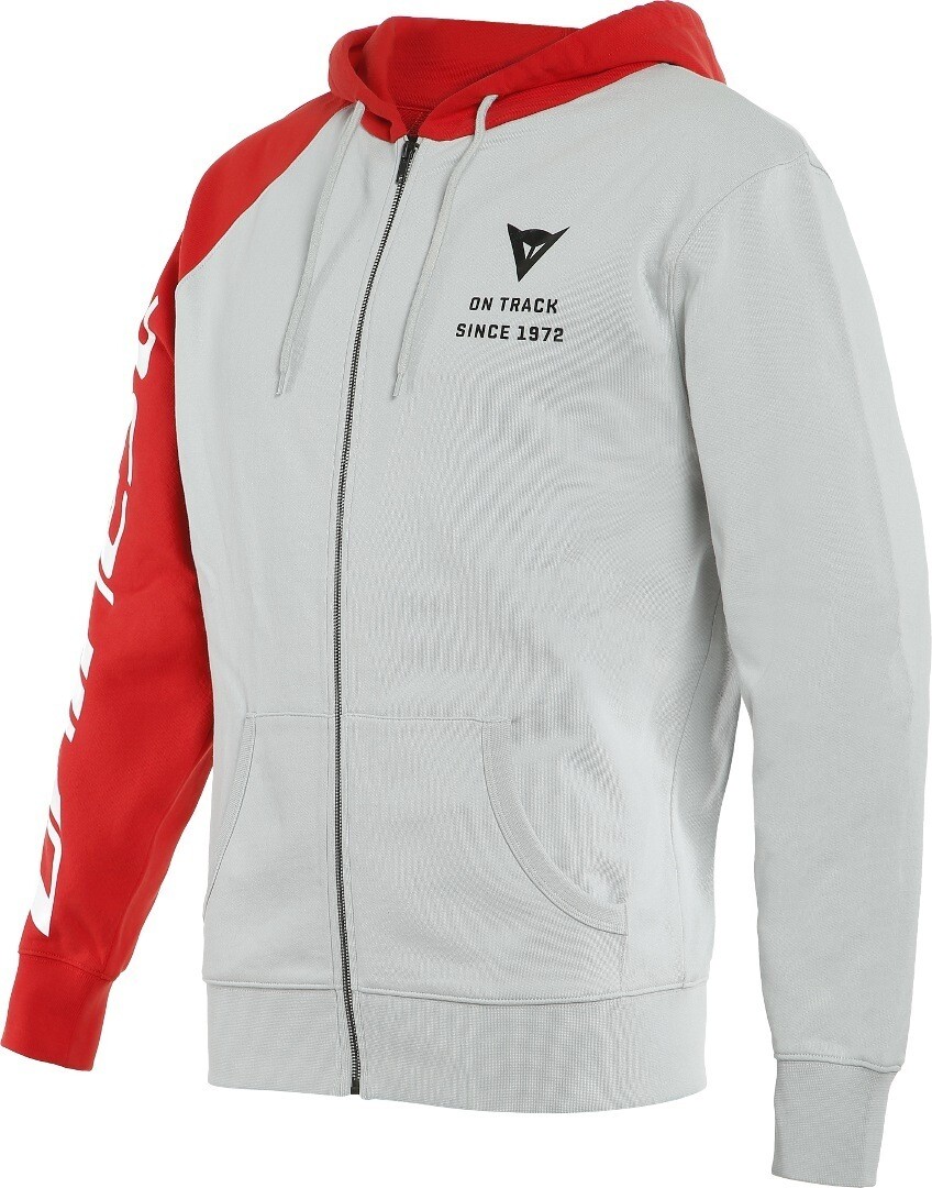

Толстовка Dainese Paddock Full-Zip, серый/красный