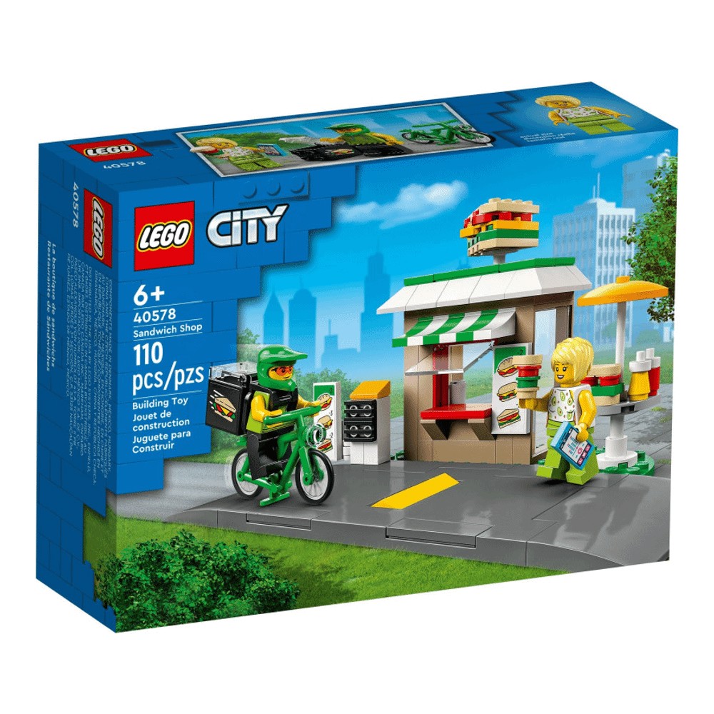 Конструктор LEGO City 40578 магазин Сэндвич