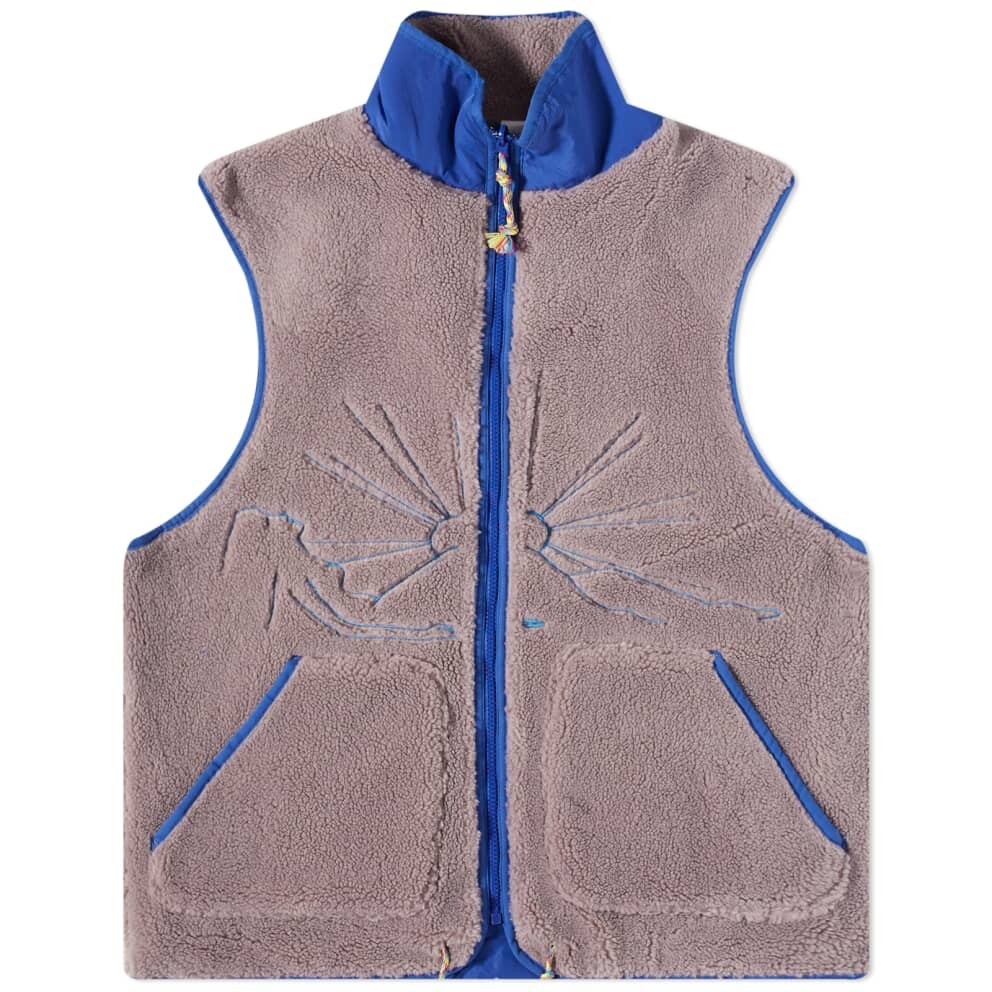 

Жилет Jungles Jungles Reversible Fuzzy, коричневый/синий