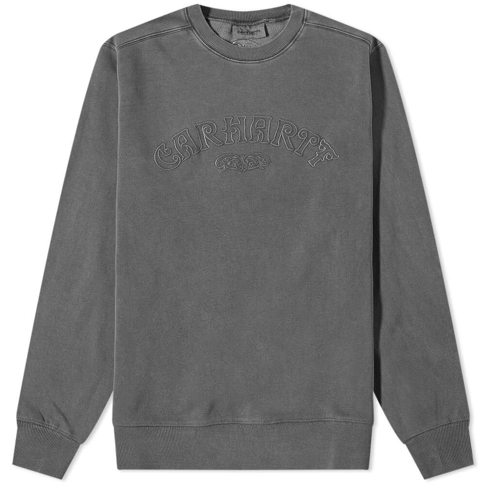 

Толстовка Carhartt WIP Verse Script Sweat, Серый