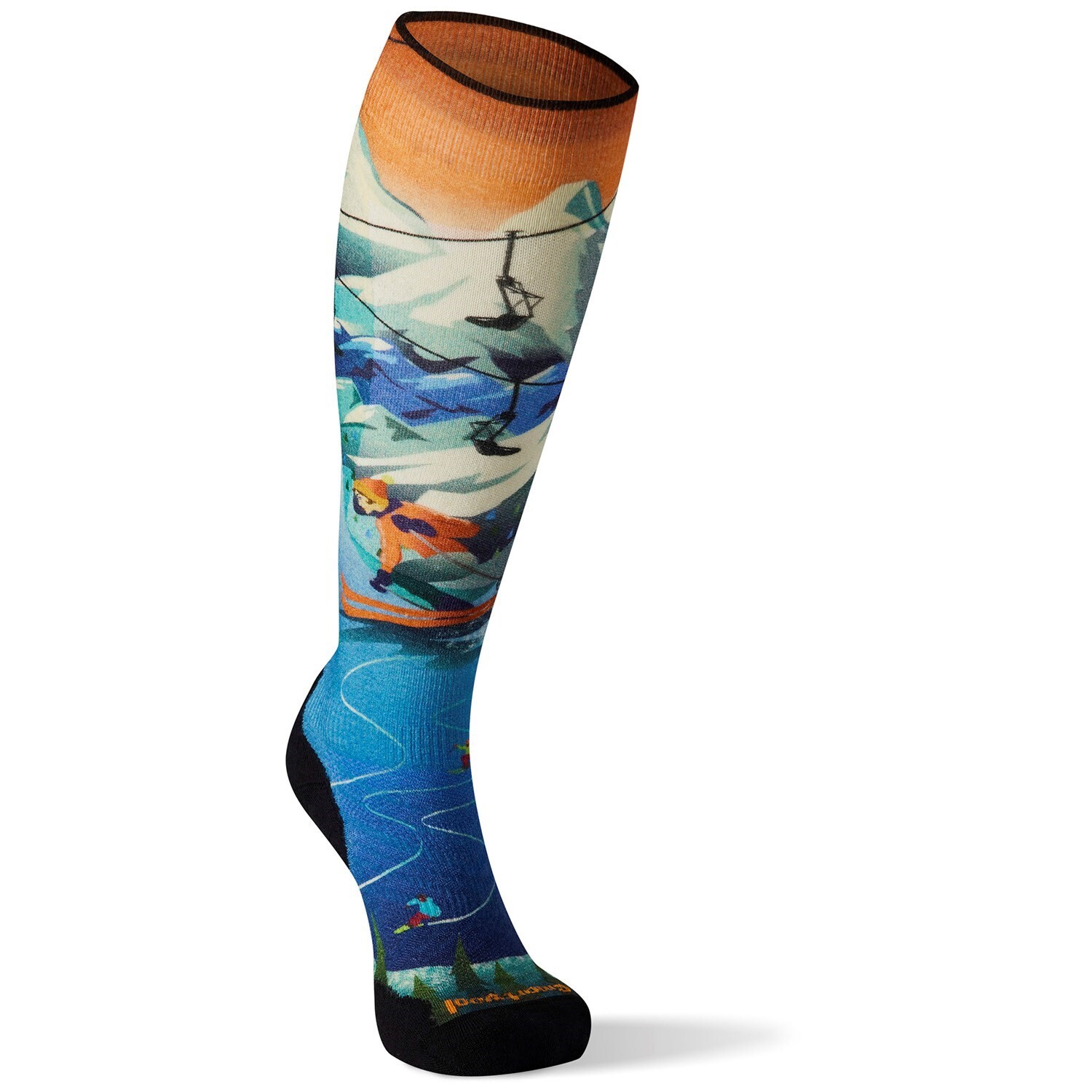 

Носки Smartwool Targeted Cushion Lift Bunny Print OTC, синий