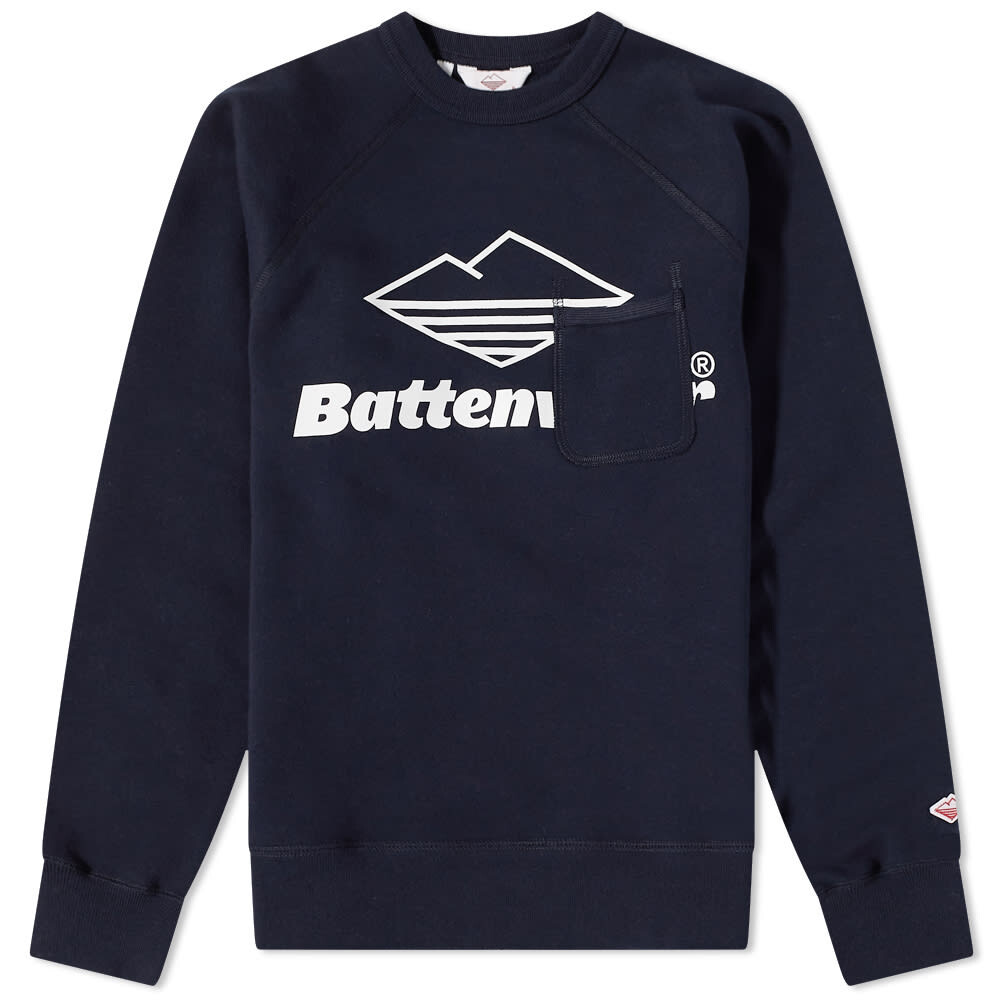 

Толстовка Battenwear Team Reach Up Crew Sweat, Черный