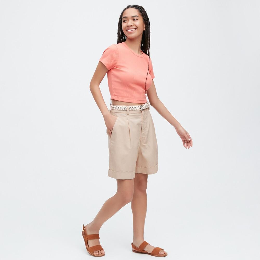 

Шорты Uniqlo, бежевый