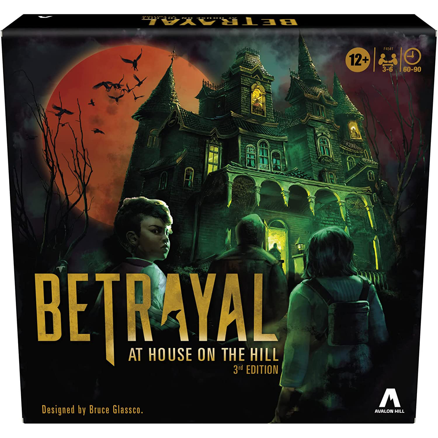 набор дополнительных карт hasbro gaming betrayal the werewolf s journey blood on the moon Настольная игра Hasbro Gaming Betrayal: At The House On The Hill 3rd Edition