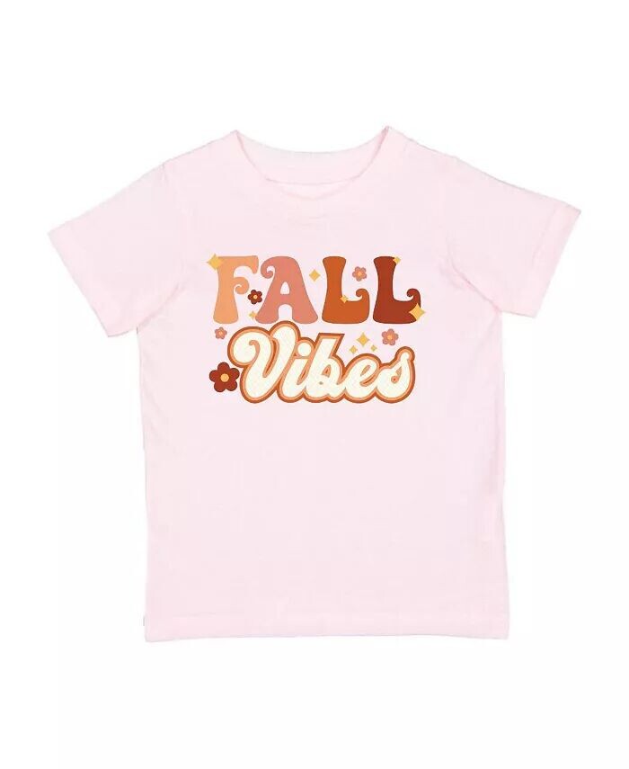 

Футболка с короткими рукавами Fall Vibes для девочек-подростков Sweet Wink, розовый