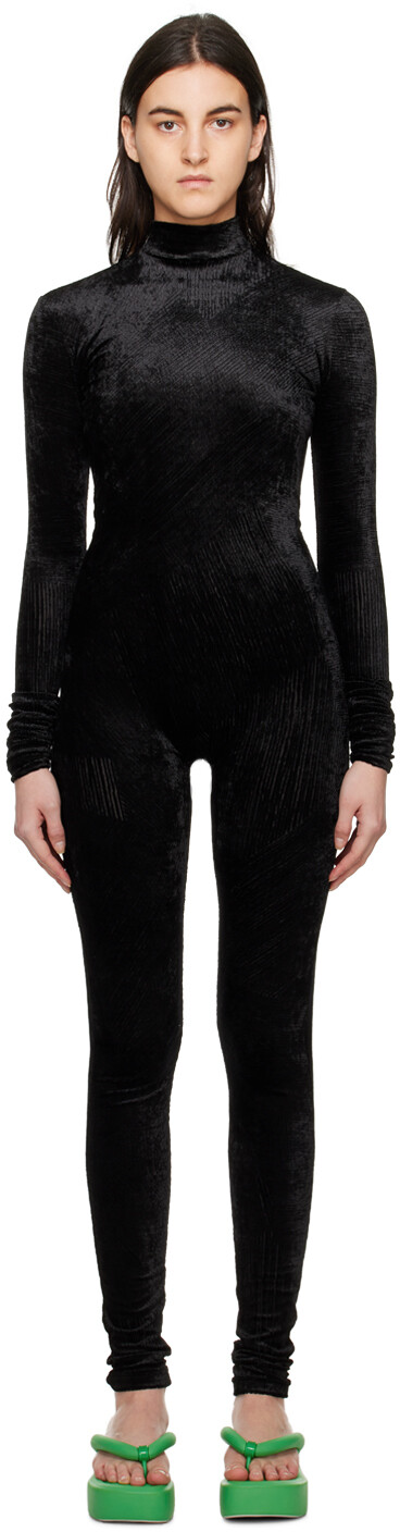 

Эксклюзивный черный комбинезон SSENSE Theophilio