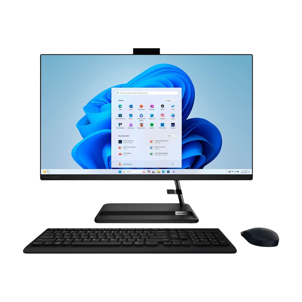 

Моноблок Lenovo IdeaCentre All-In-One 3, 27", 8Гб/512Гб, R5 7530U, черный, английская клавиатура