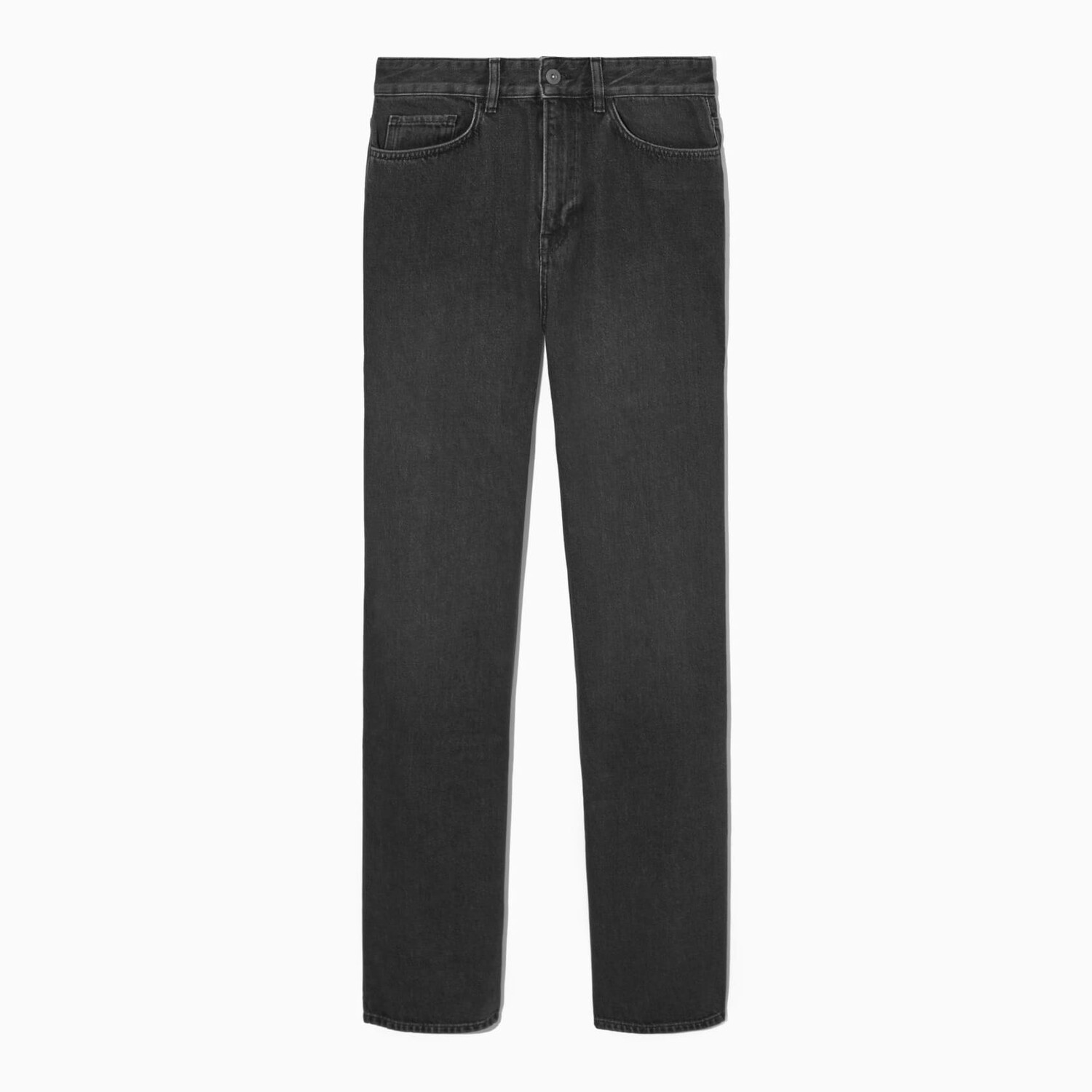 

Джинсы COS Straight-leg Loose-fit Extra-long, черный