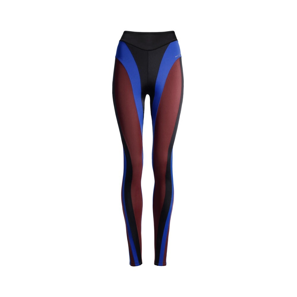 

Леггинсы со вставками Mugler H&M Jersey, черный/цветные блоки