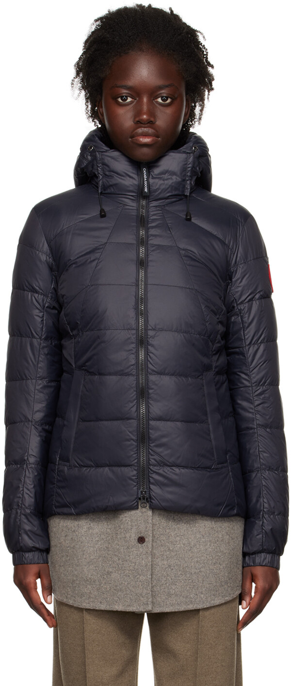 

Черный пуховик Abbott Canada Goose