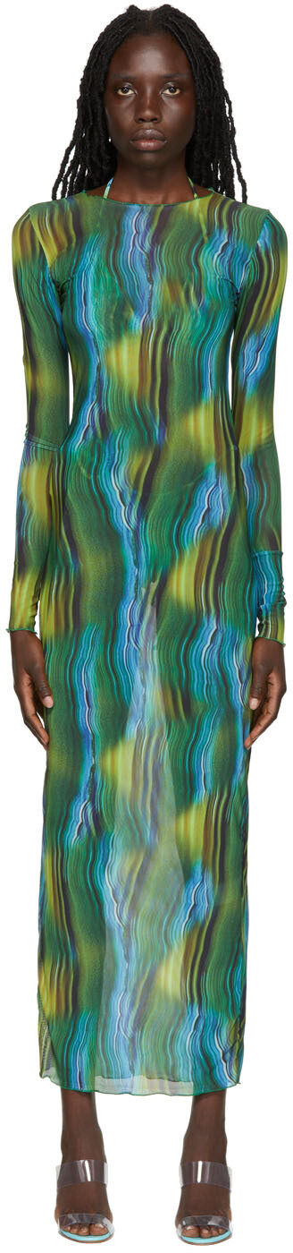

SSENSE Exclusive Green Maxi Dress Cover Up KIM SHUI