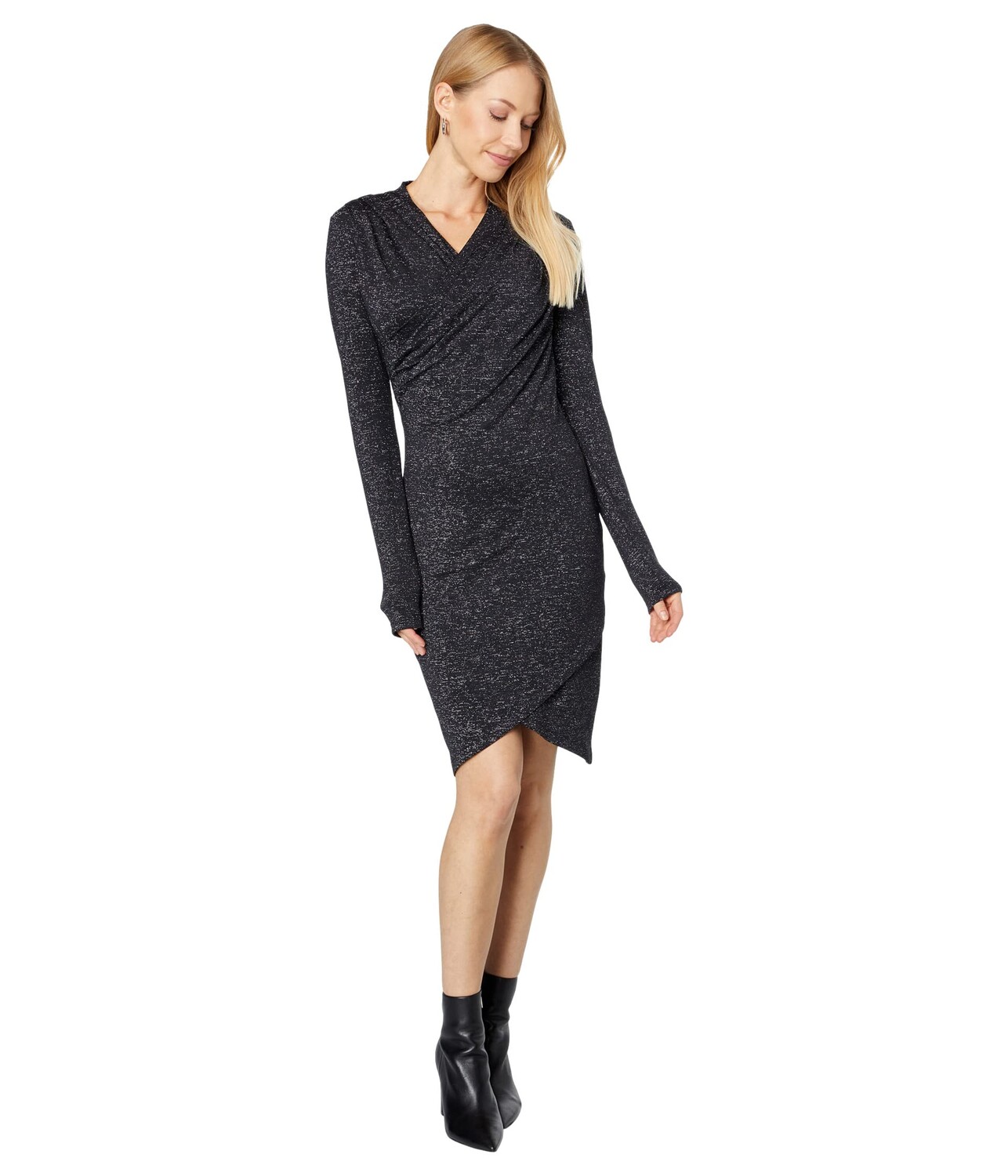 

Платье LAUNDRY BY SHELLI SEGAL, Wrap Front Knit Mini