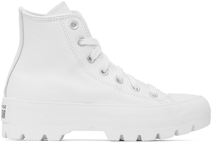 

Белые высокие кеды Chuck Lugged Converse
