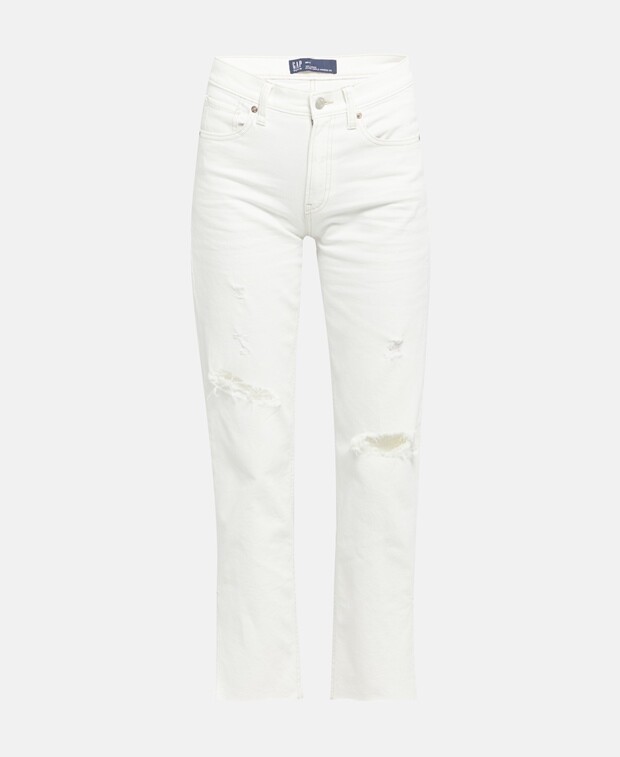 

Разрушенные джинсы Gap, цвет Wool White