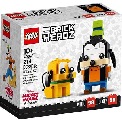 

Конструктор Lego 40378 BrickHeadz Disney Плутон и Гуфи (№ 98 / № 99)
