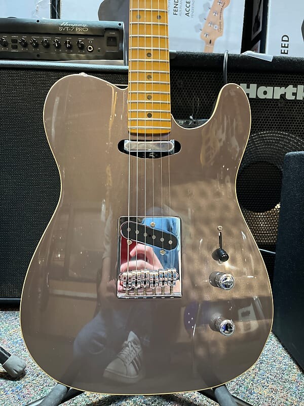 Электрогитара Fender Aerodyne Special Telecaster Dolphin Grey Metallic с сумкой Aerodyne Special Telecaster Electric Guitar greenland special grey birds eyes engineered wood veneers size 2500x320mm 2pcs boat decking guitar