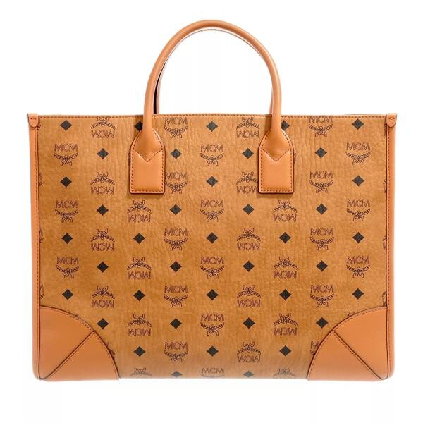 

Сумка-тоут munchen tote large cognac Mcm, коричневый