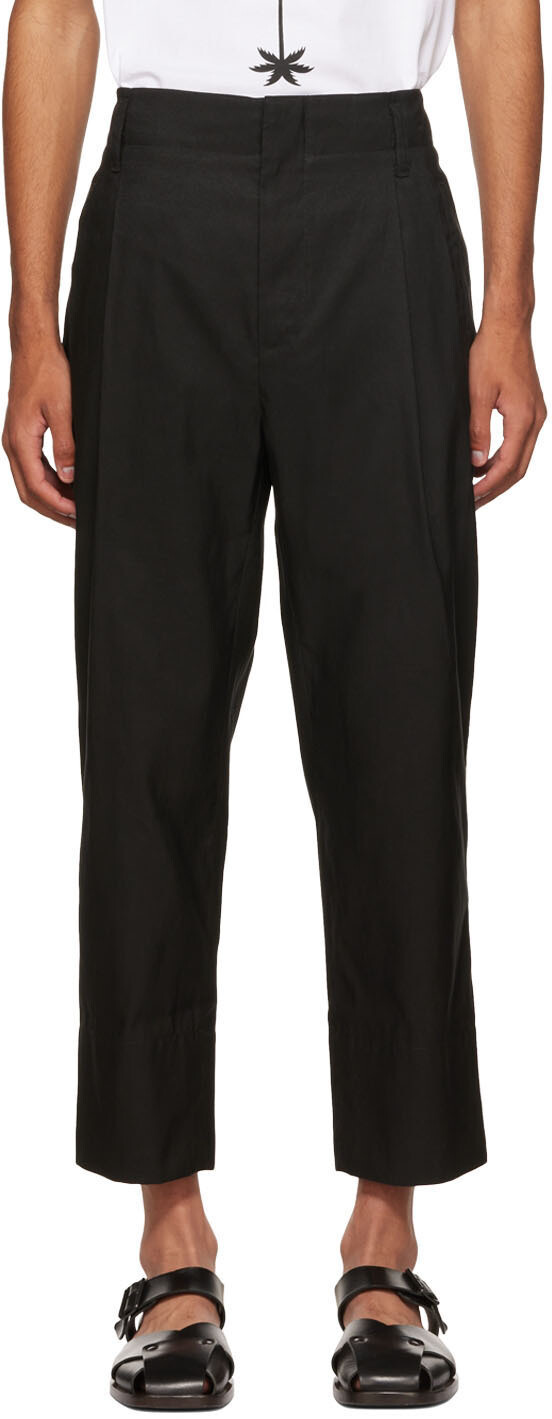 

Черные брюки с двойными складками 3.1 Phillip Lim, Черный