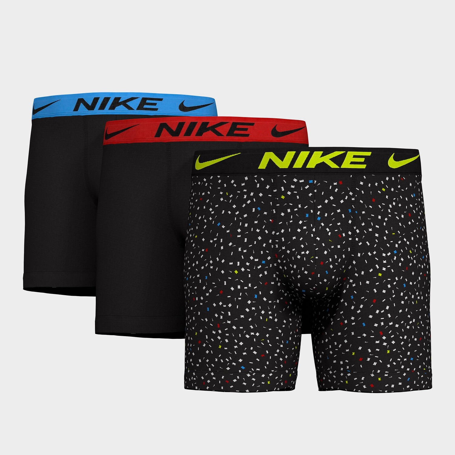 

Мужские трусы-боксеры Nike из эластичного хлопка (3 шт.), черный