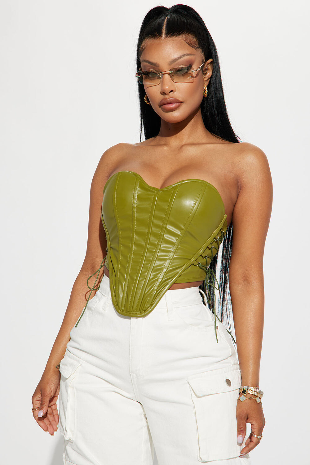 

Топ Fashion Nova T20033A, шартрез