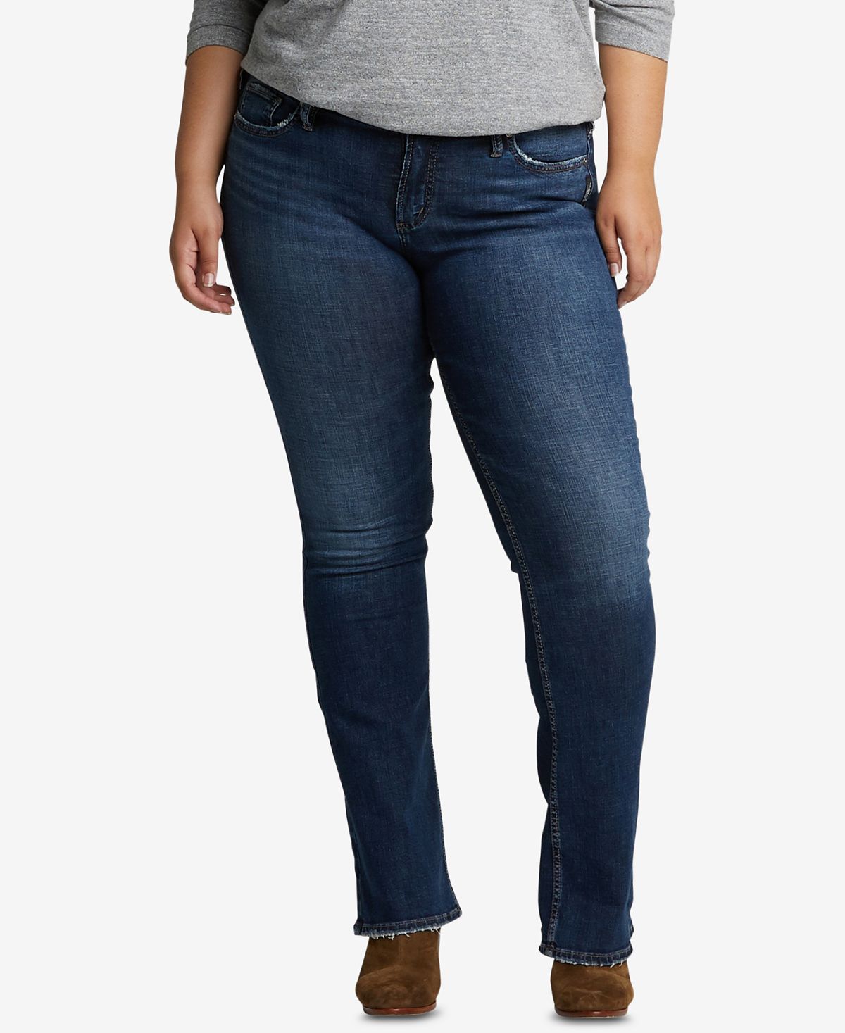 цена Узкие зауженные джинсы suki больших размеров Silver Jeans Co.
