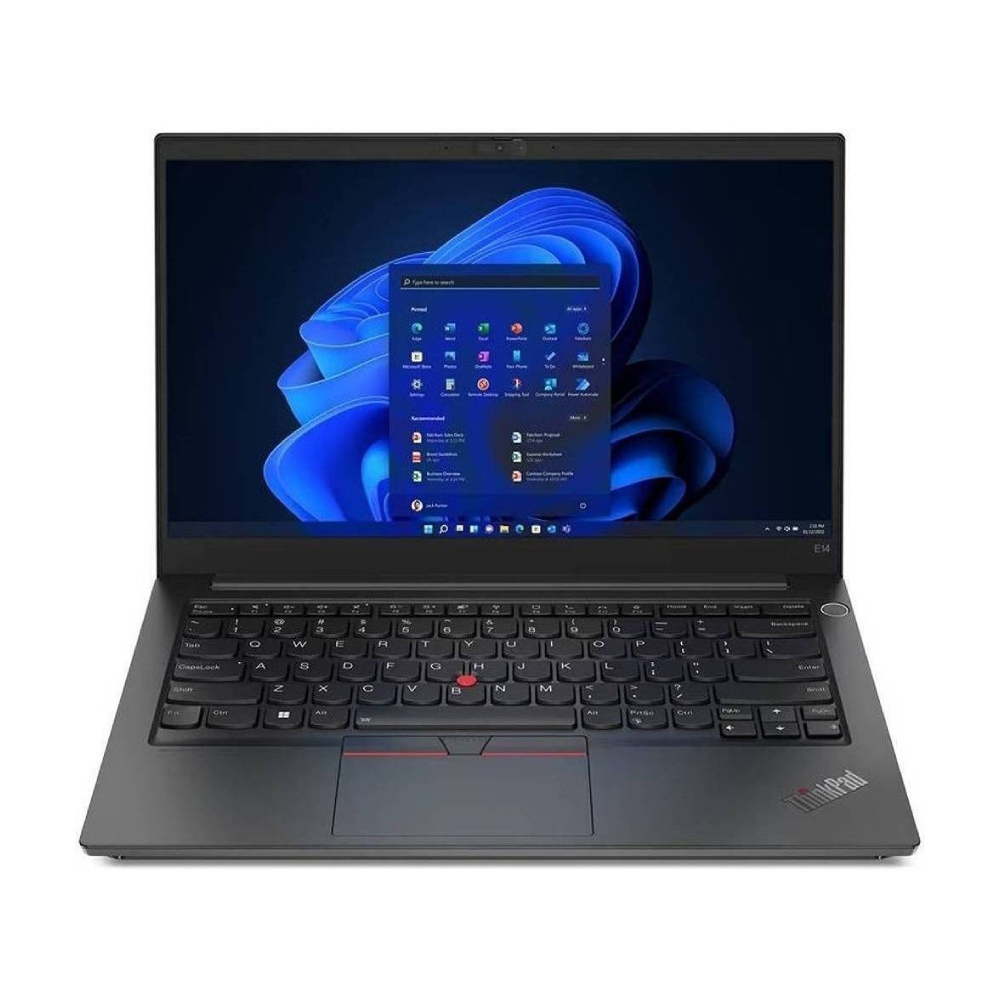 Ноутбук Lenovo ThinkPad E14 Gen 4, 14, 8 ГБ/256 ГБ, i5-1235U, GeForce MX550, черный, английская клавиатура ноутбук lenovo thinkpad e14 14 4 гб 1 тб 20ra007gue