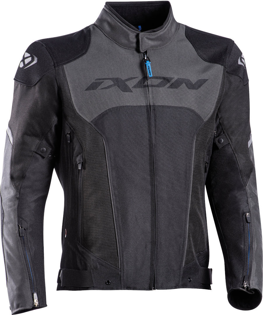 Куртка Ixon Dragg для мотоцикла Текстильная, черно-серая
