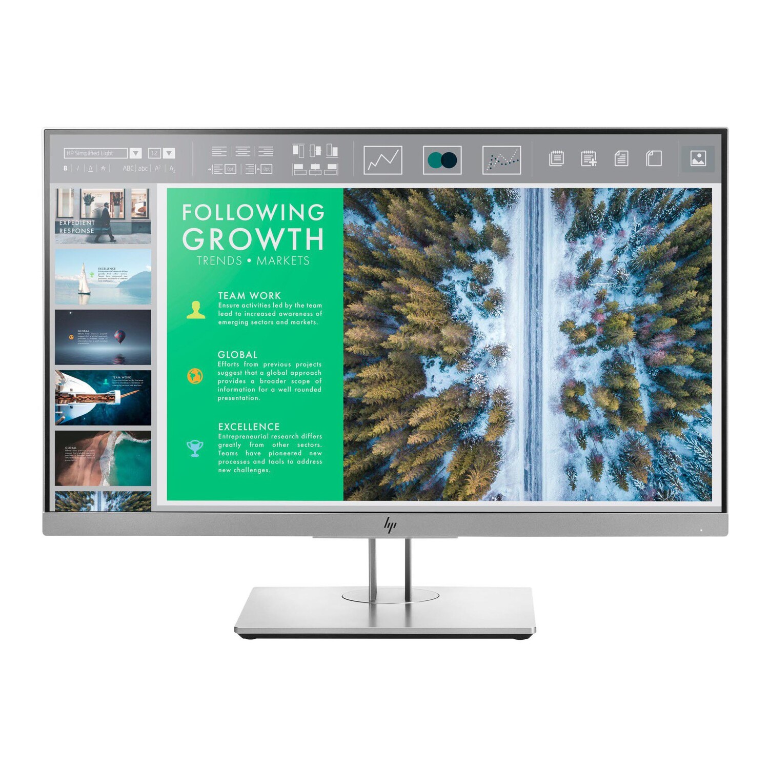 

Монитор HP EliteDisplay E243 23.8'', 1920 x 1080, IPS, серебристый/черный