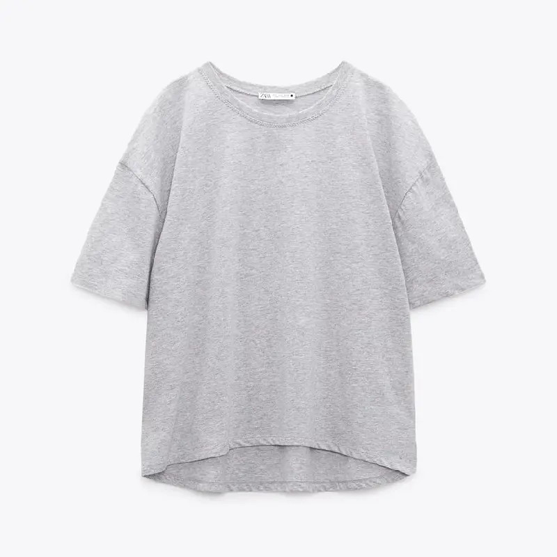 

Футболка Zara Oversize, серый