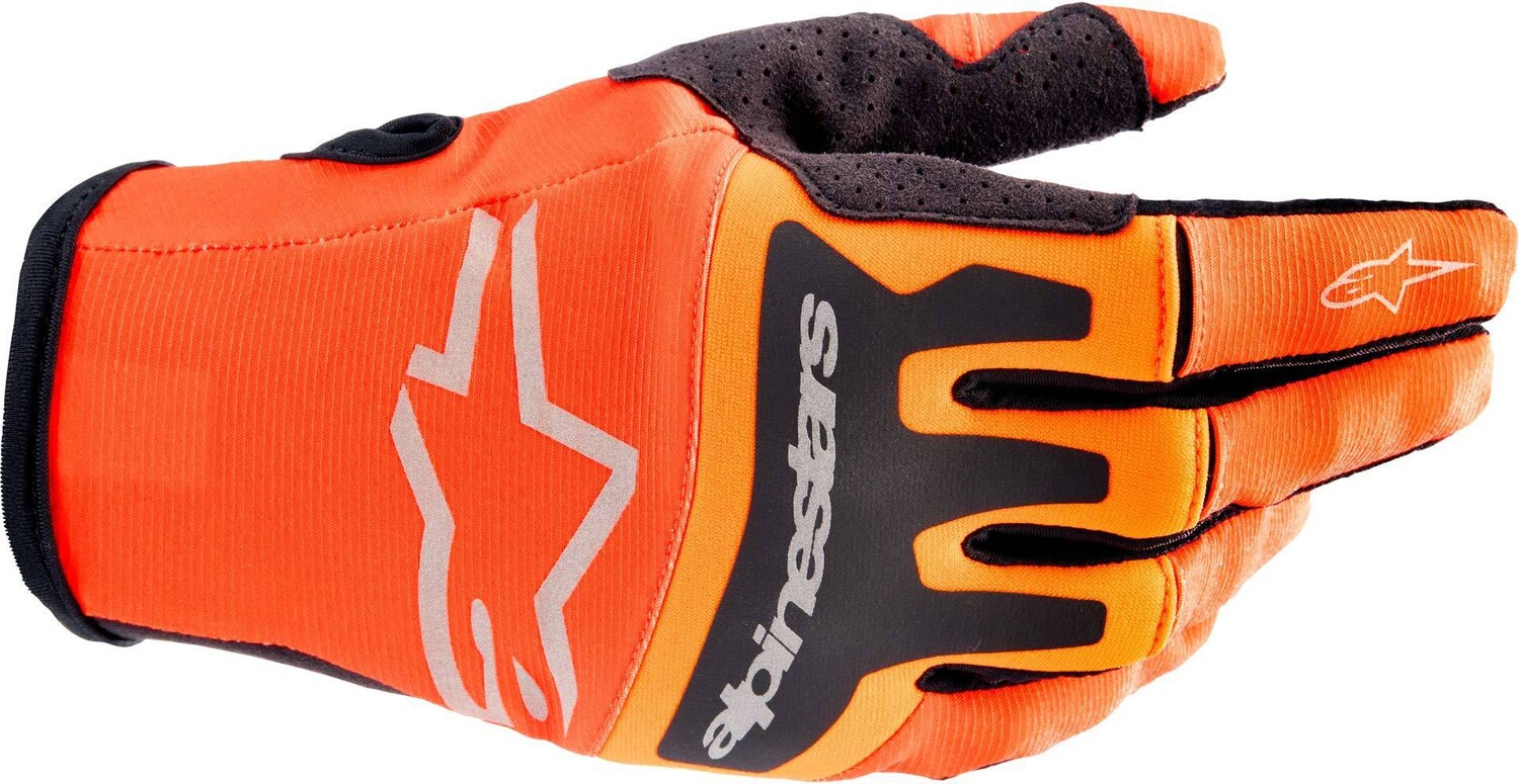 

Перчатки для мотокросса Alpinestars Techstar, оранжевый/черный