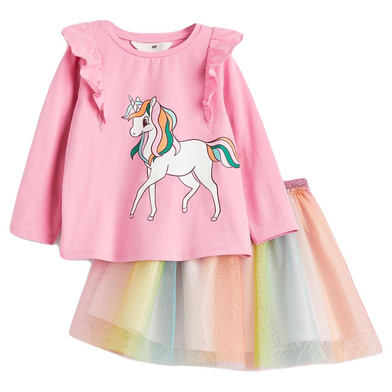 

Комплект одежды H&M Unicorn, 2 предмета, розовый