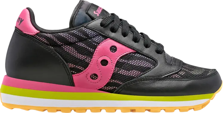 

Кроссовки Saucony Wmns Jazz Triple Zebra Black Pink, черный