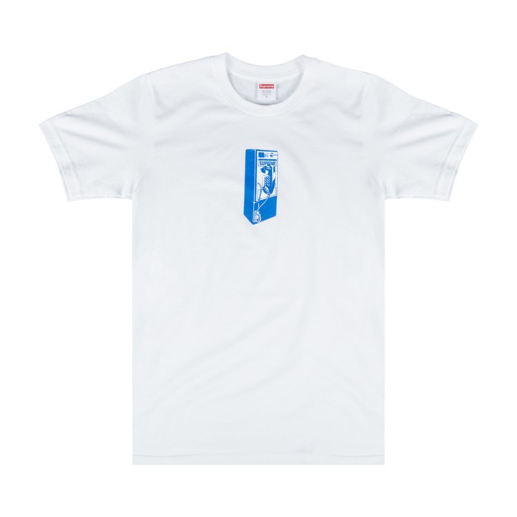 Футболка Supreme Payphone T-Shirt 'White', белый футболка supreme payphone t shirt white белый