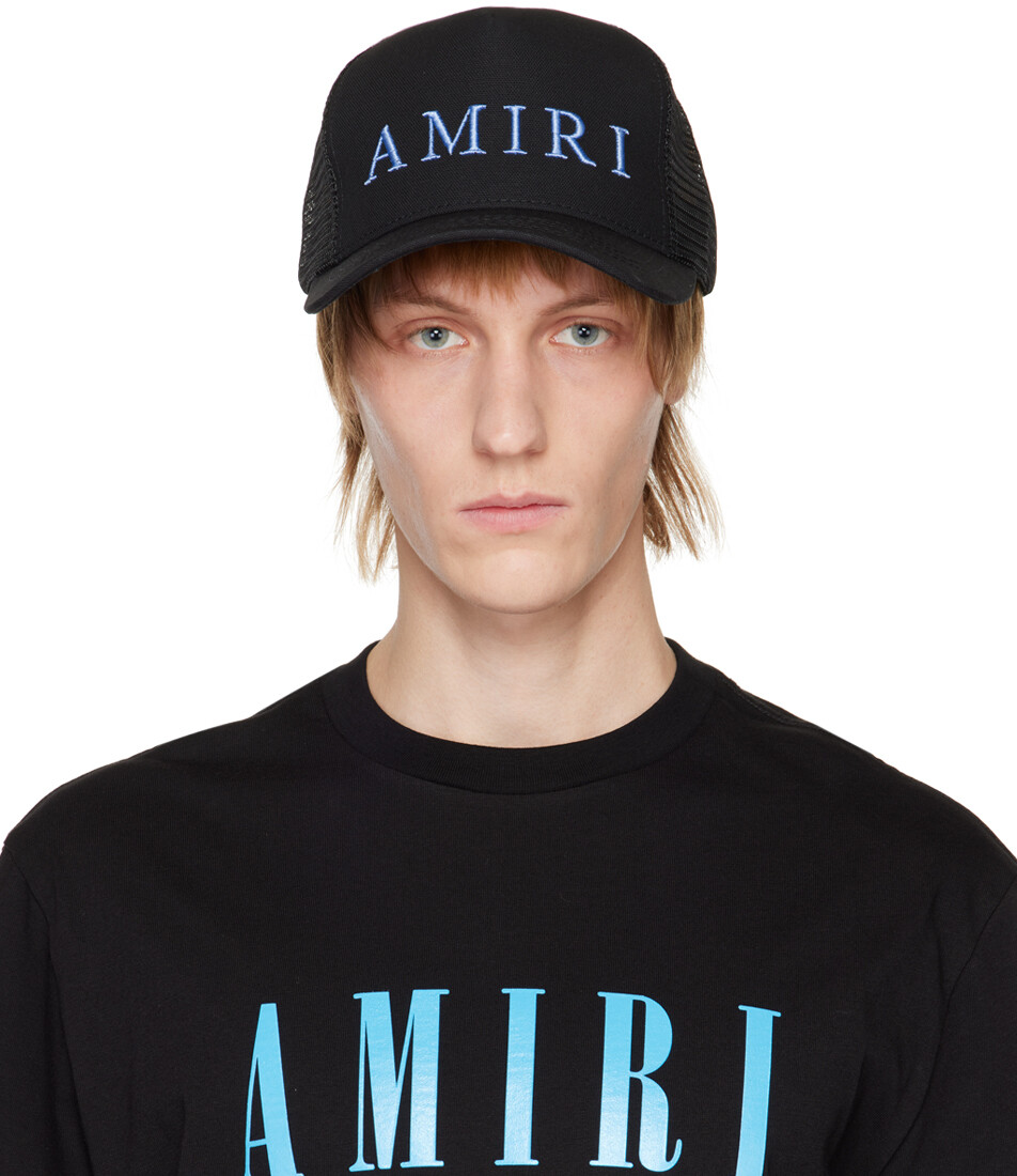 

Черная кепка с логотипом AMIRI