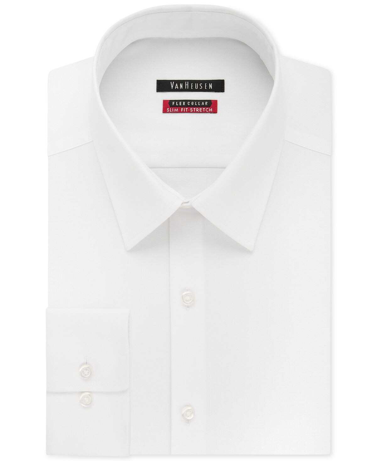 

Мужская рубашка slim-fit flex collar stretch solid Van Heusen, белый