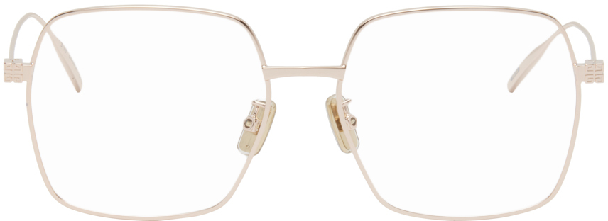 Квадратные очки из розового золота Givenchy фотографии
