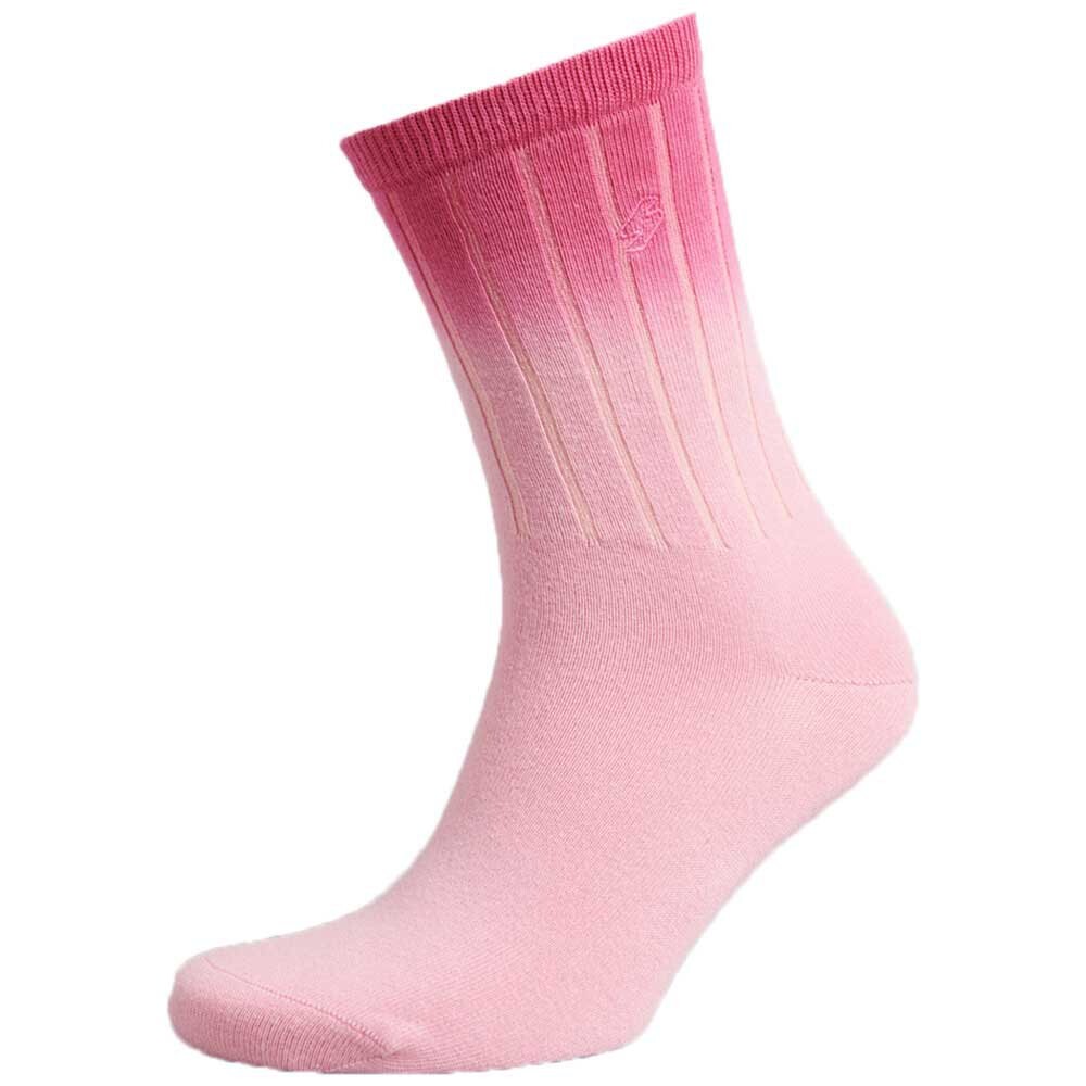 

Носки Superdry Code S Logo Dip Dye Ankle, розовый