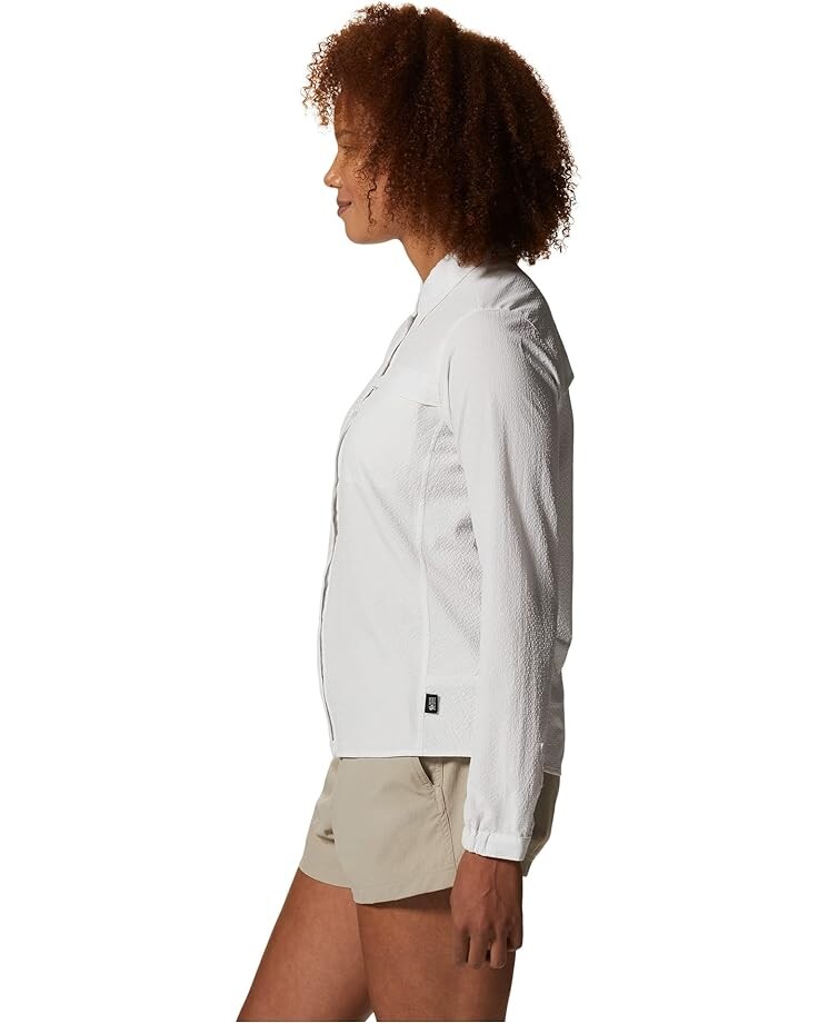 

Рубашка Mountain Hardwear Sunshadow Long Sleeve Shirt, цвет Fogbank